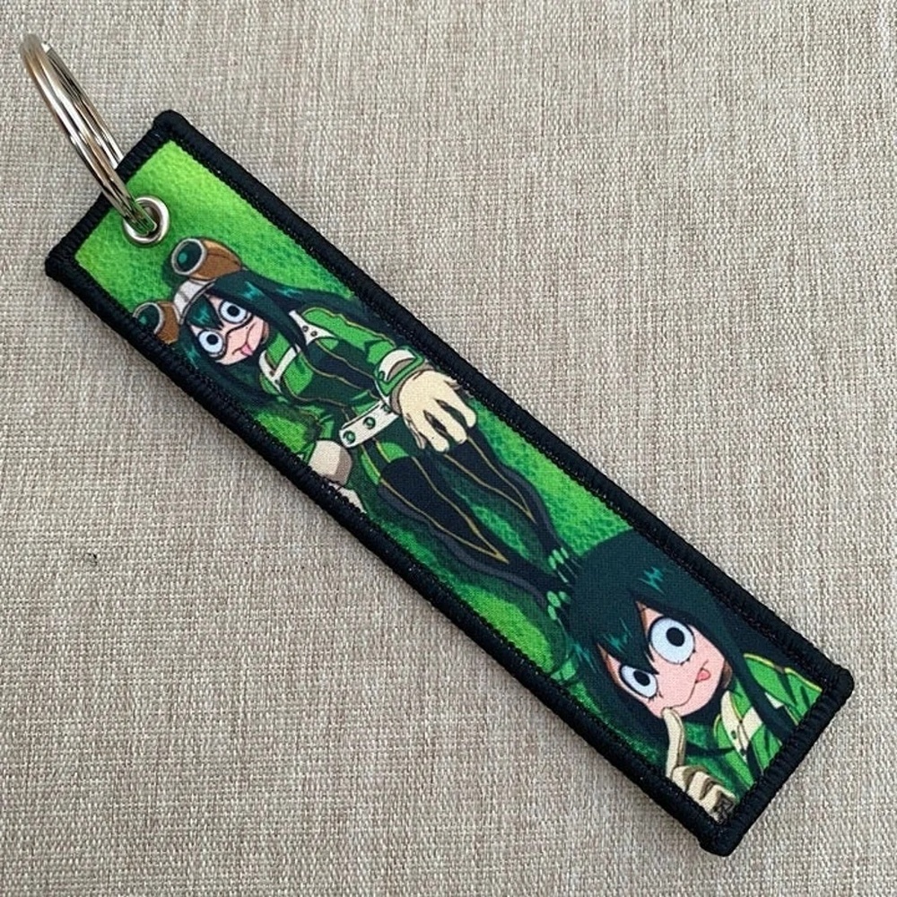 NEW My Hero Academia Tsuyu Asui Froppy Jet Tag Keychain